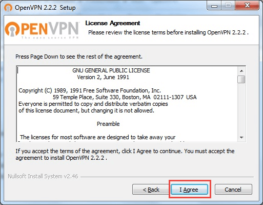 OpenVPN - Windows 7 & Vista - Step 4