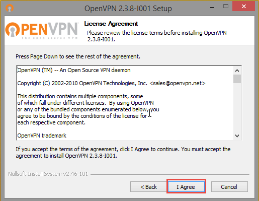 OpenVPN - Windows 8 - Step 4