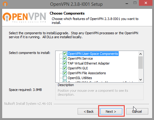 OpenVPN - Windows 8 - Step 5