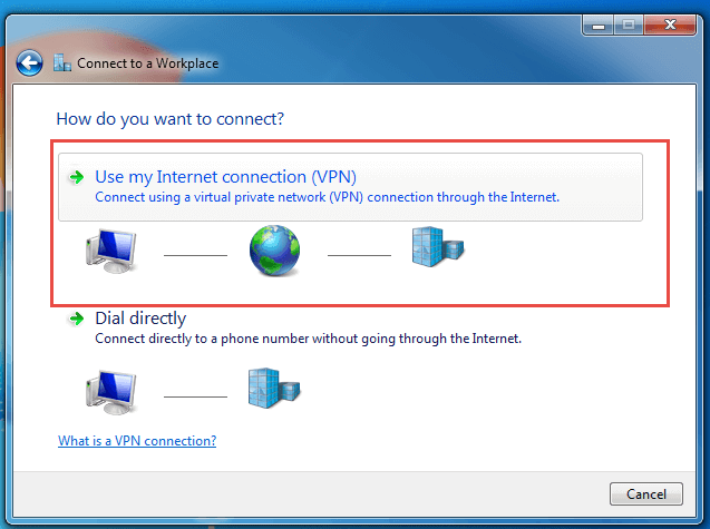 PPTP - Windows 7 & Vista - Step 4