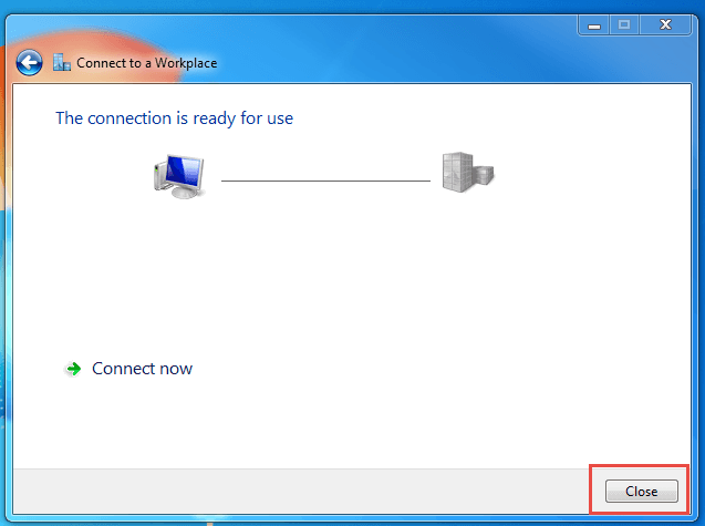 PPTP - Windows 7 & Vista - Step 7
