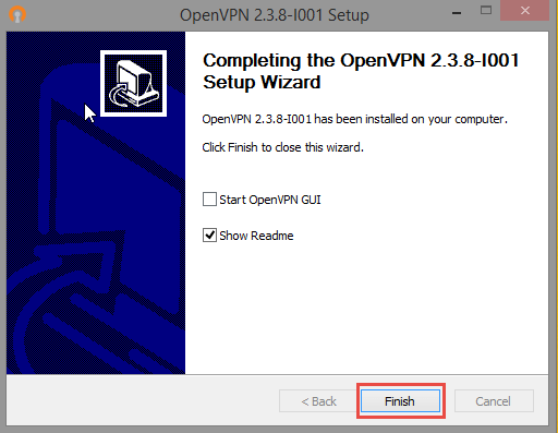 OpenVPN - Windows 8 - Step 9