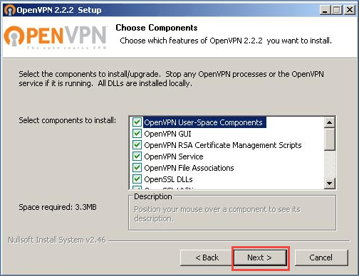 OpenVPN - Windows XP - Step 5