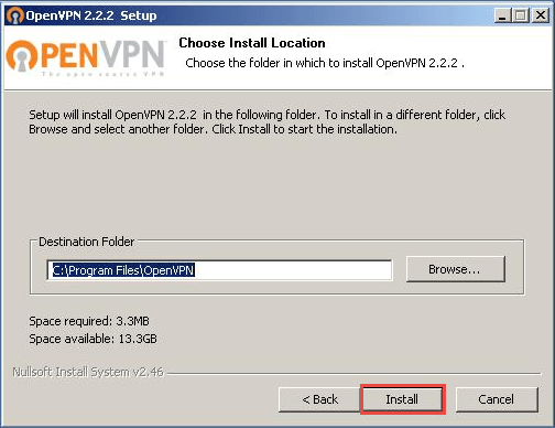 OpenVPN - Windows XP - Step 6