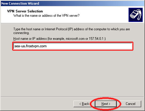 PPTP - Windows XP - Step 8